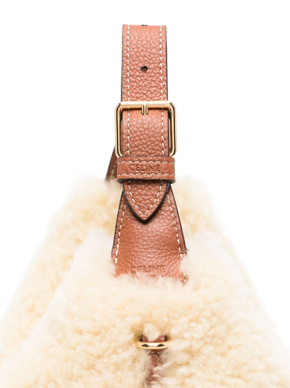 Celine Women Lulu Teen Shearling Shoulder Bag CELINE