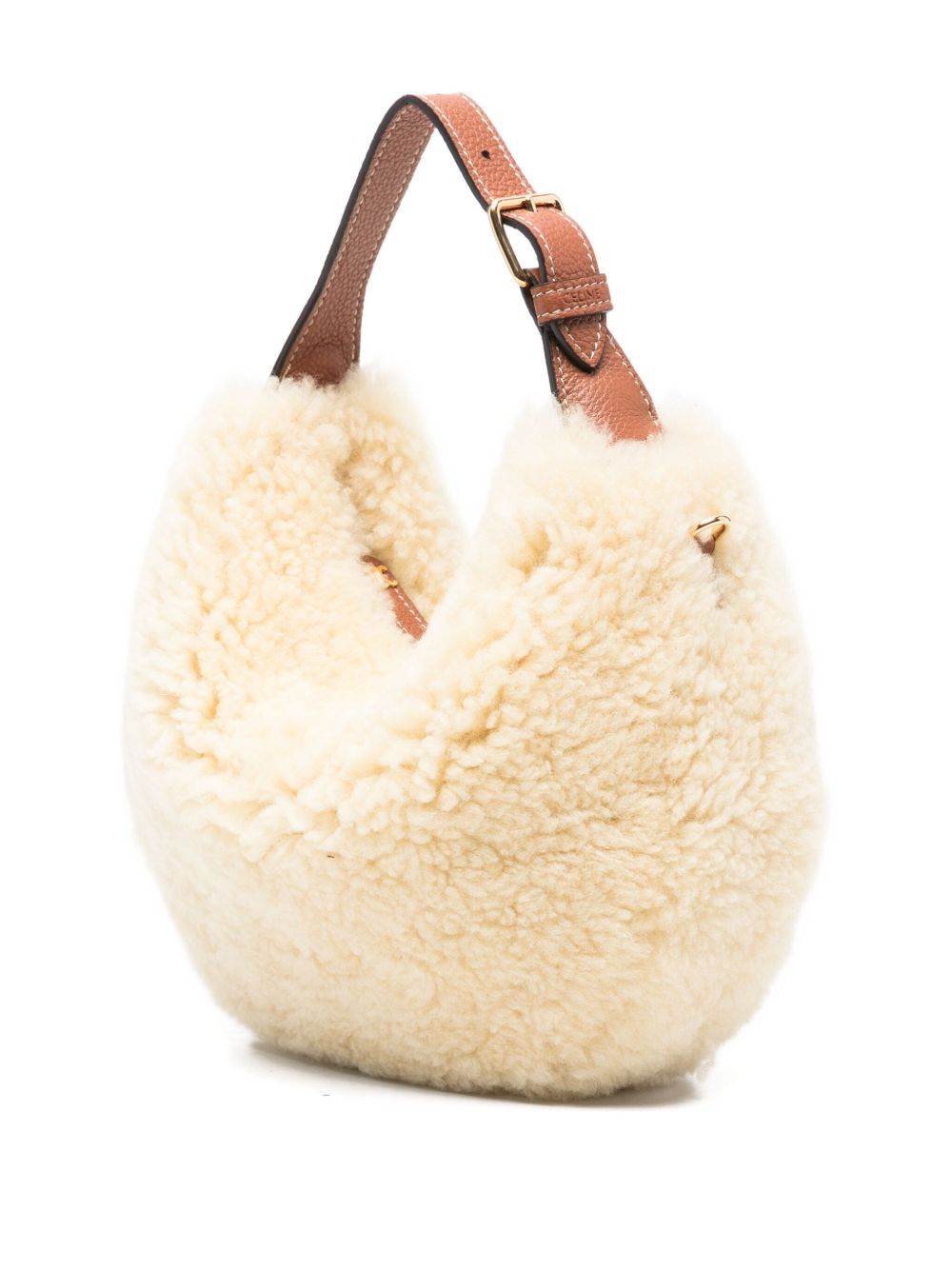 Celine Women Lulu Teen Shearling Shoulder Bag CELINE