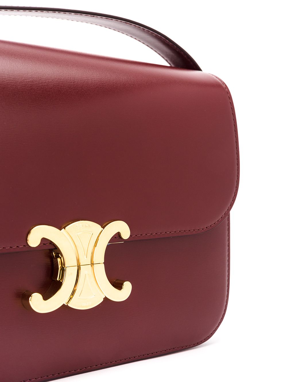 Celine Women Classique Triomphe Leather Crossbody Bag CELINE