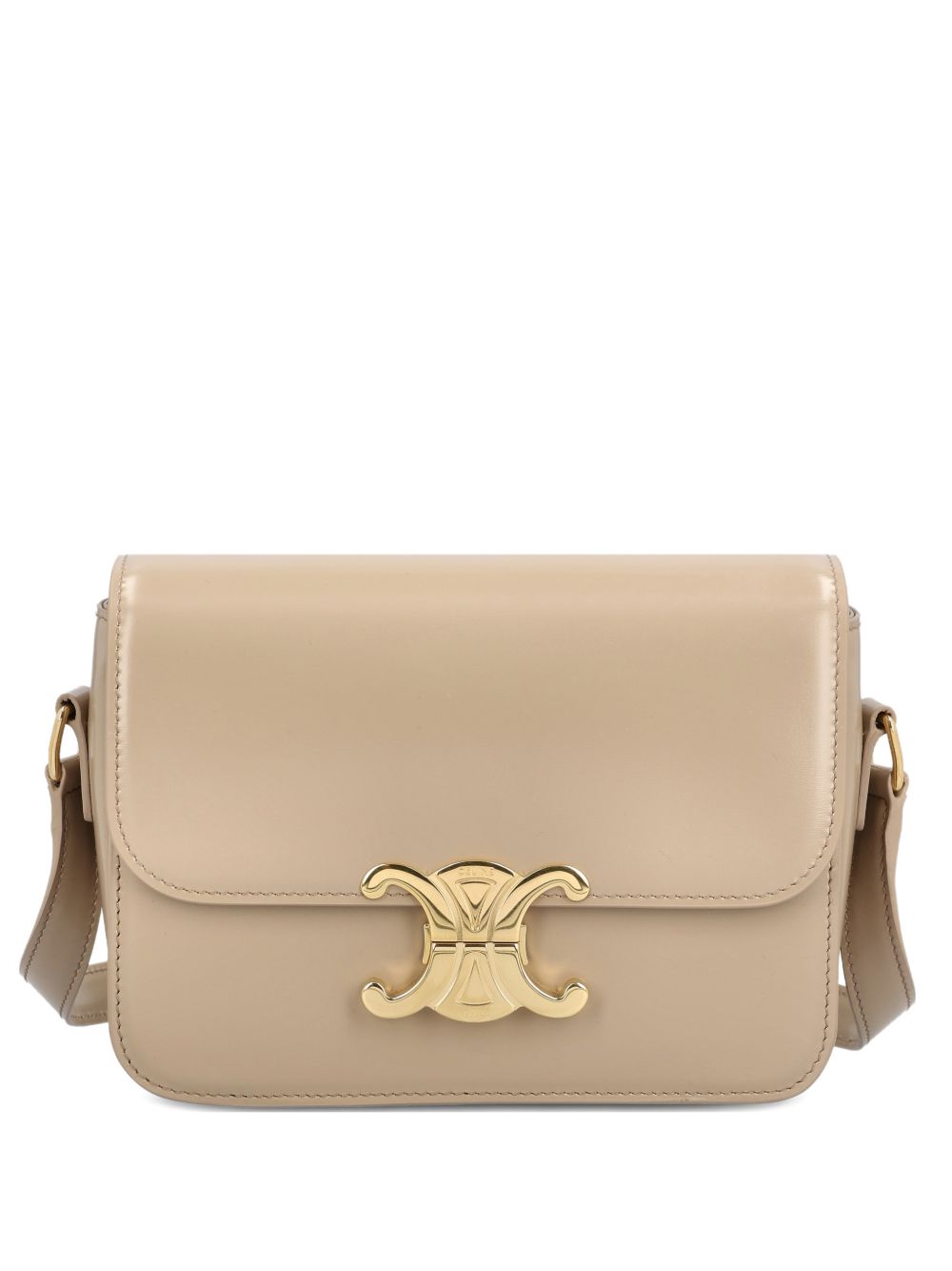 Celine Women Triomphe Teen Leather Crossbody Bag CELINE