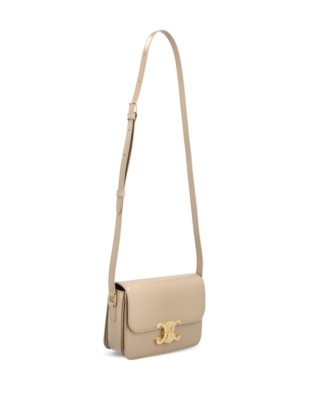 Celine Women Triomphe Teen Leather Crossbody Bag CELINE