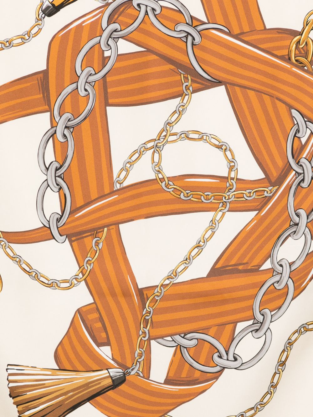 Celine Women Printed Silk Foulard CELINE