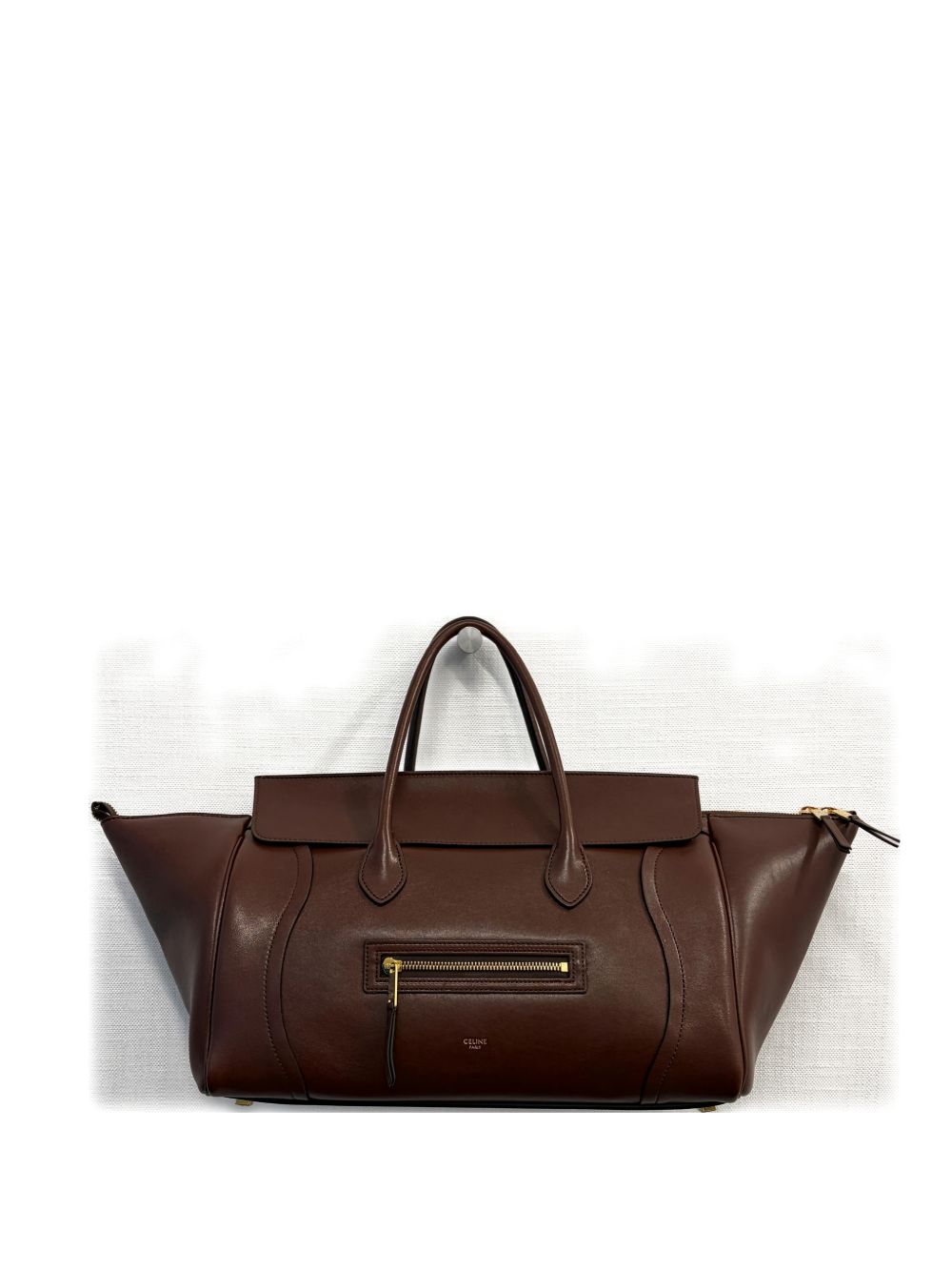 Celine Women Luggage Medium Leather Tote Bag CELINE