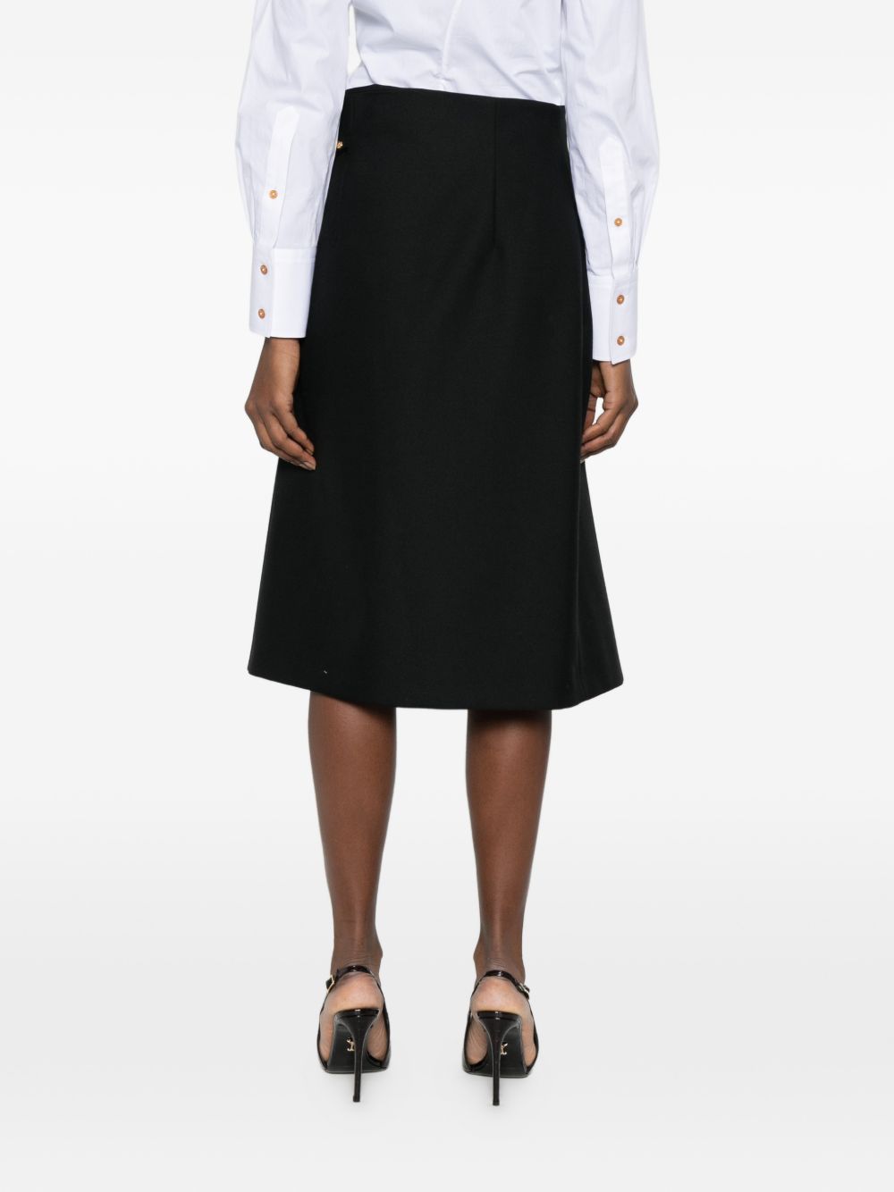 Celine Women Wool Midi Skirt CELINE
