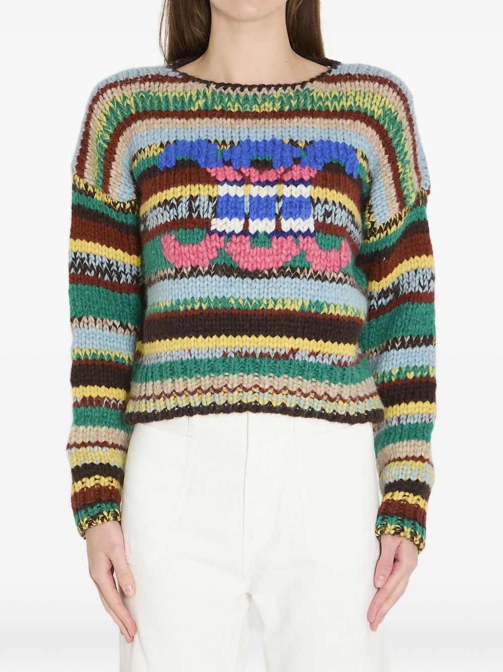 Celine Women Wool Crewneck Sweater CELINE