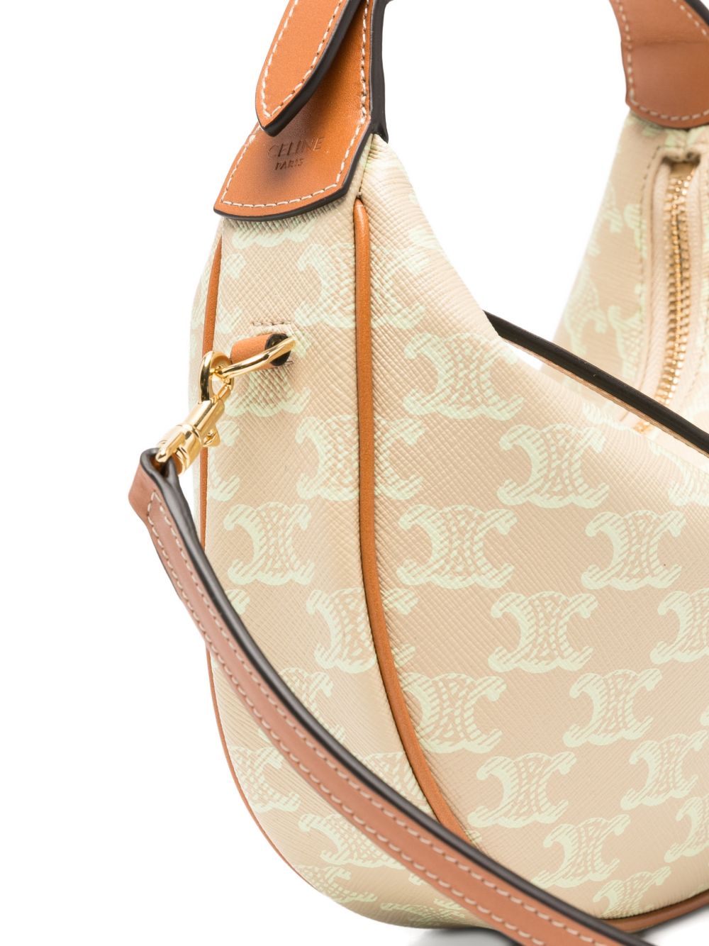 Celine Women Lulu Teen Triomphe Canvas Hobo Bag CELINE