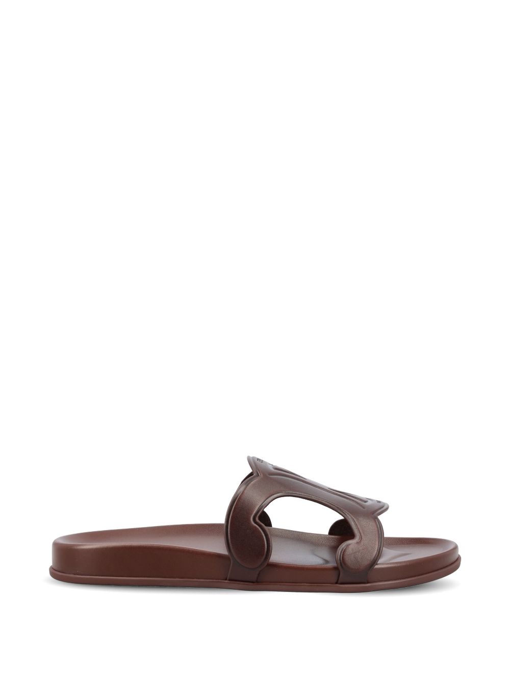 Celine Men Triomphe Leather Slides CELINE