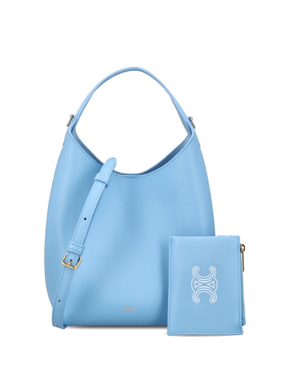 Celine Women Hobo Teen Leather Handbag CELINE