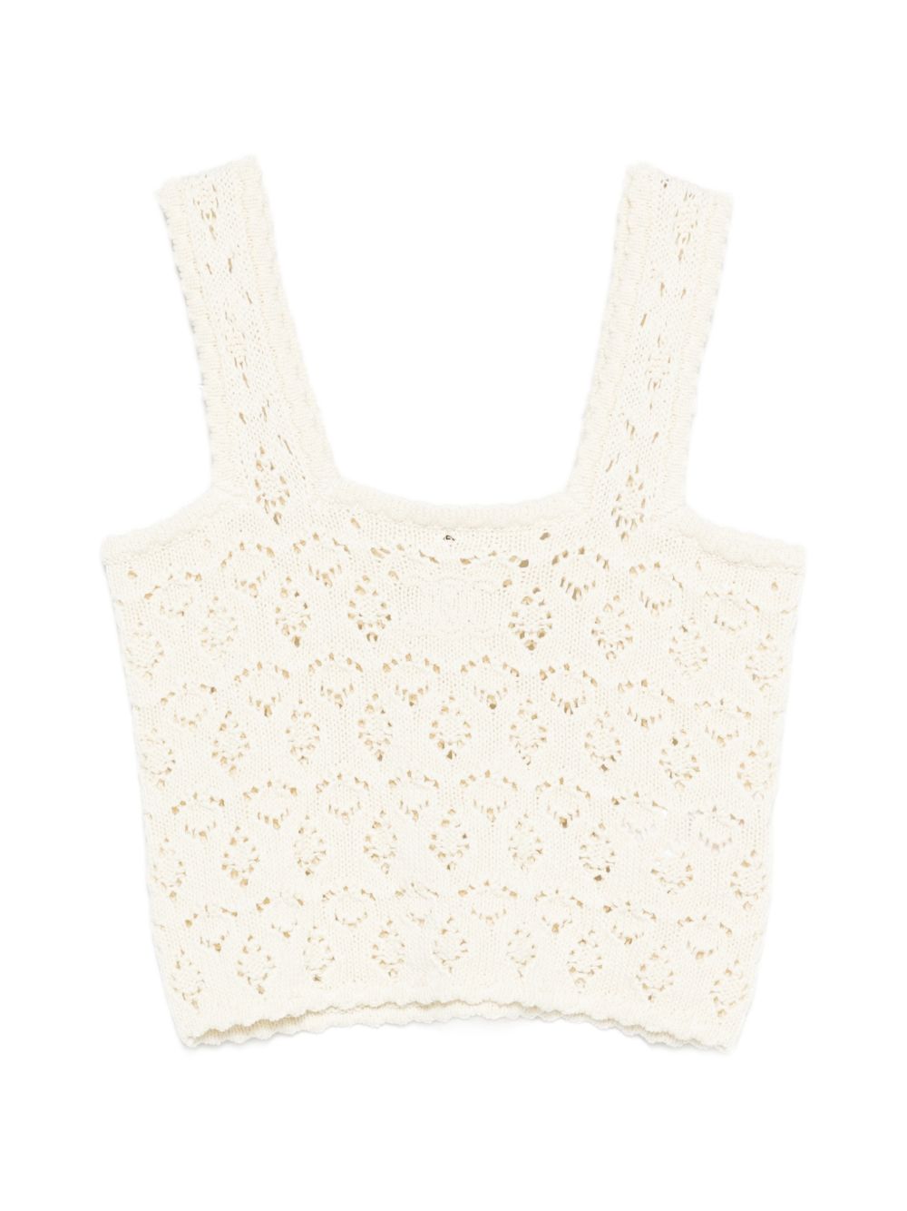 Celine Women Pointelle Cotton Top CELINE