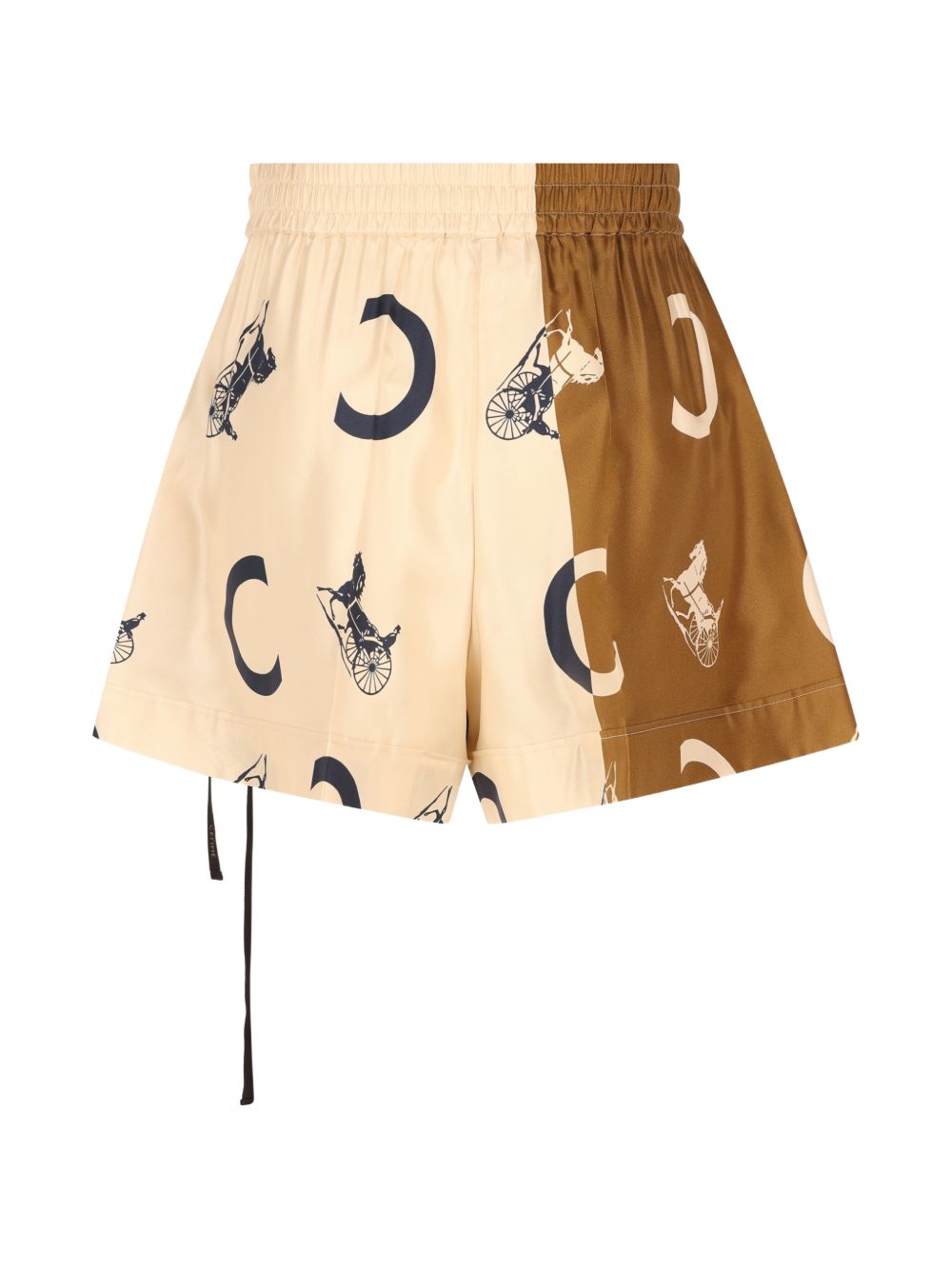 Celine Women Printed Silk Shorts CELINE
