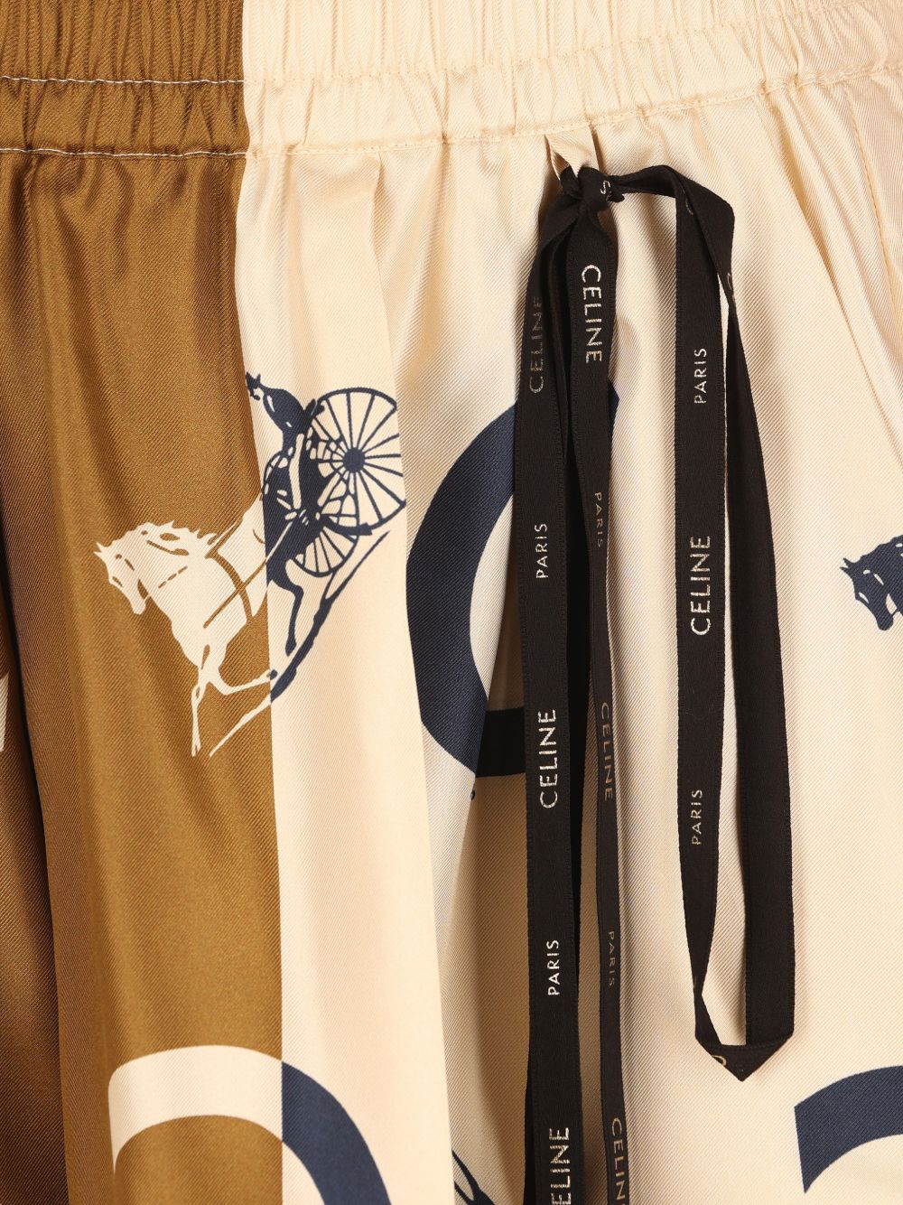 Celine Women Printed Silk Shorts CELINE