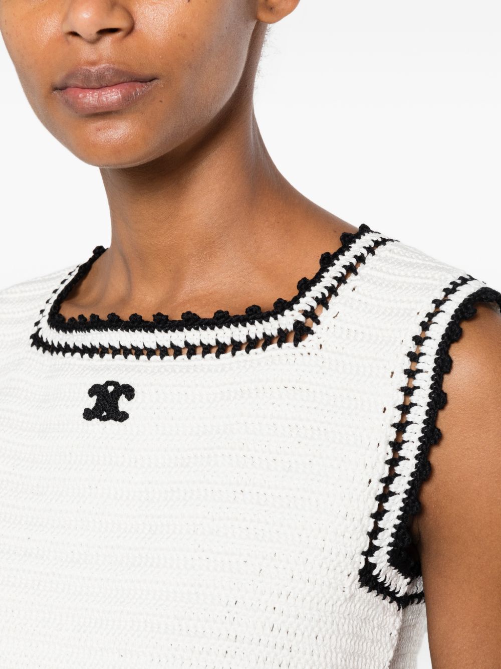 Celine Women Crochet Cotton Top CELINE