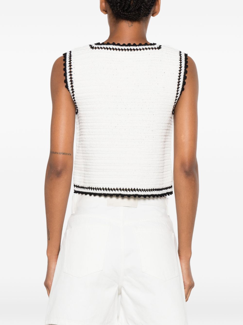 Celine Women Crochet Cotton Top CELINE