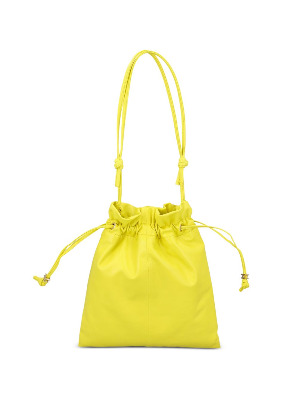 Celine Women Crystal Pouch Small Leather Bucket Bag CELINE