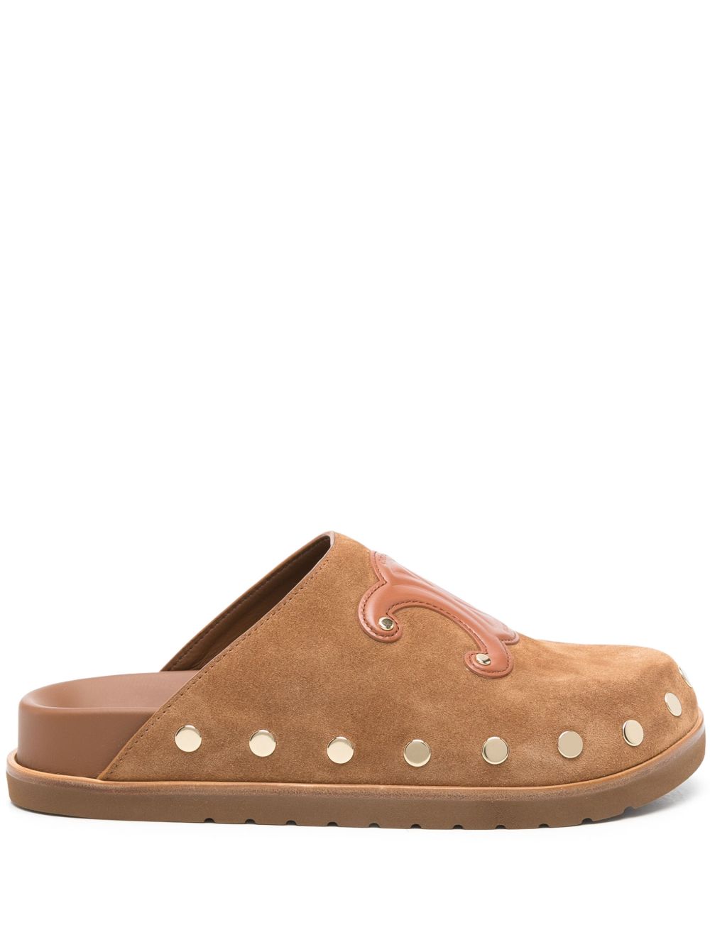 Celine Women Pitea Suede Leather Slippers CELINE