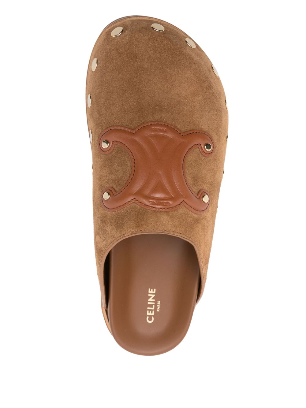 Celine Women Pitea Suede Leather Slippers CELINE