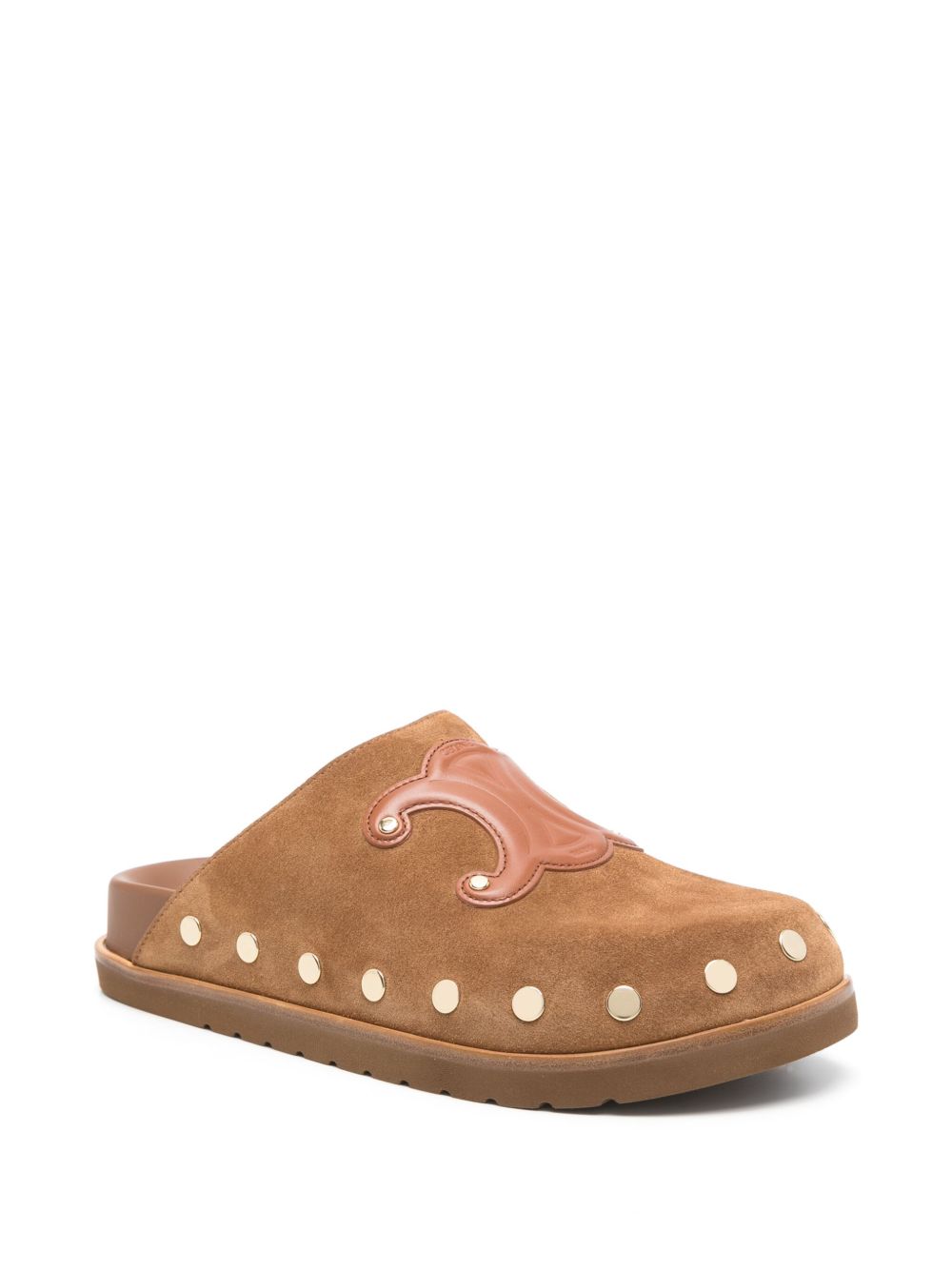 Celine Women Pitea Suede Leather Slippers CELINE