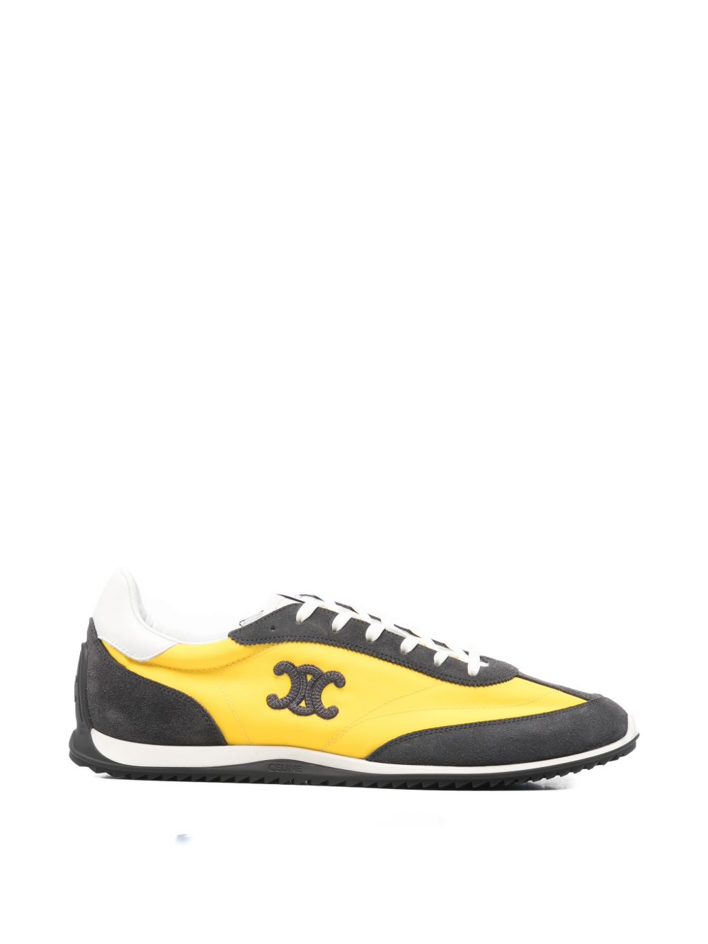 Celine Men Racer Leather And Nylon Sneakers CELINE