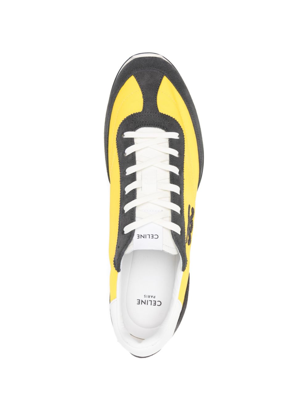 Celine Men Racer Leather And Nylon Sneakers CELINE
