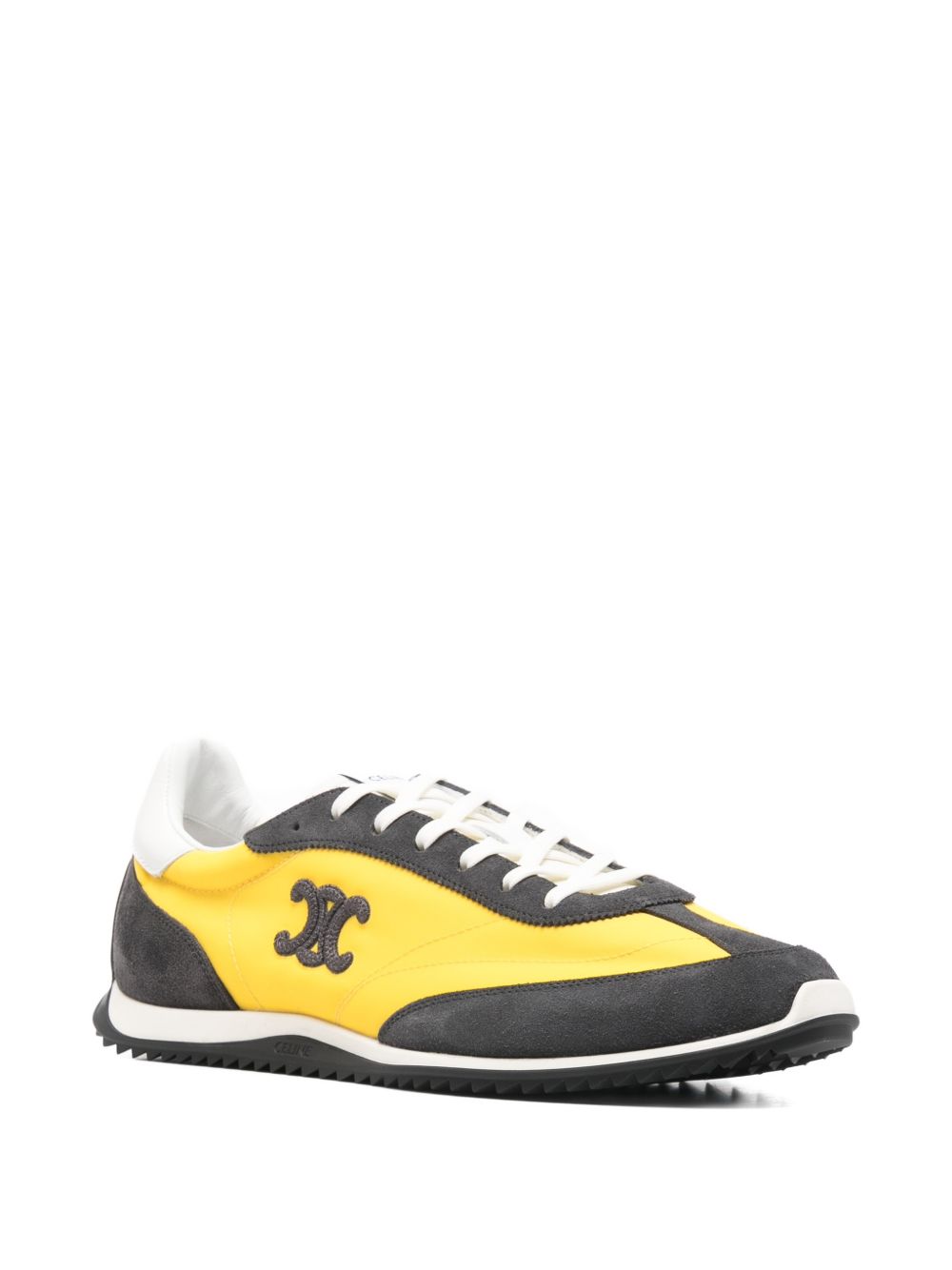 Celine Men Racer Leather And Nylon Sneakers CELINE