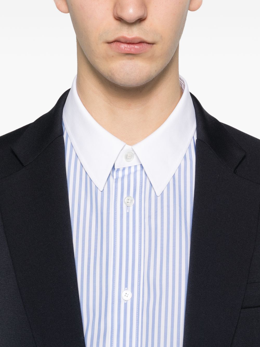 Celine Men Striped Cotton Shirt CELINE