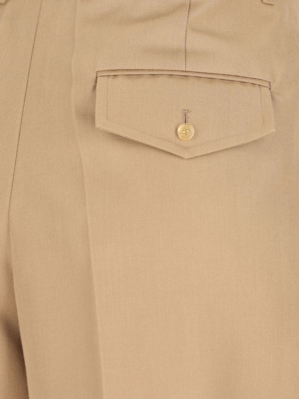 Celine Women Wool Blend Cropped Trousers CELINE