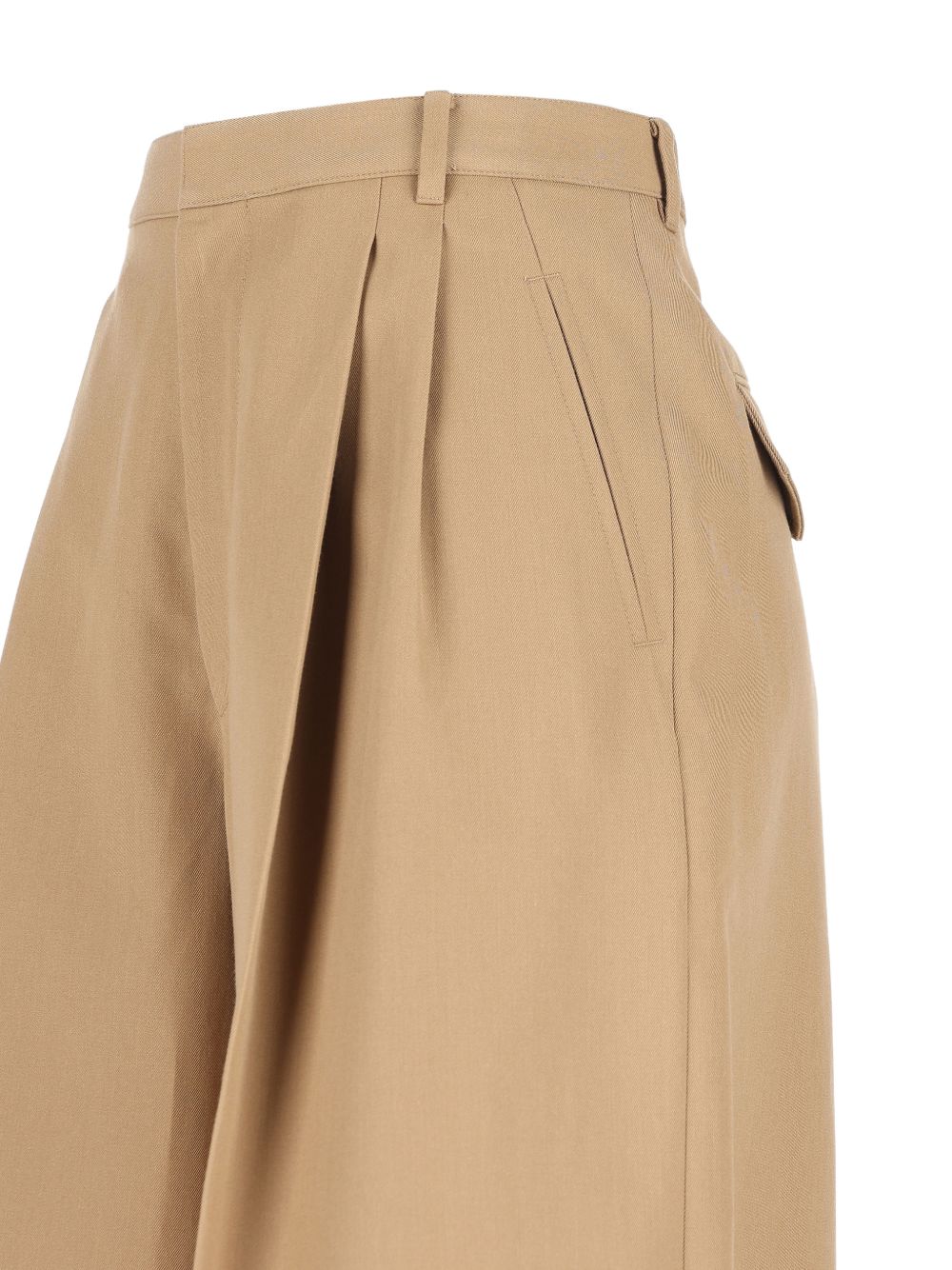 Celine Women Wool Blend Cropped Trousers CELINE