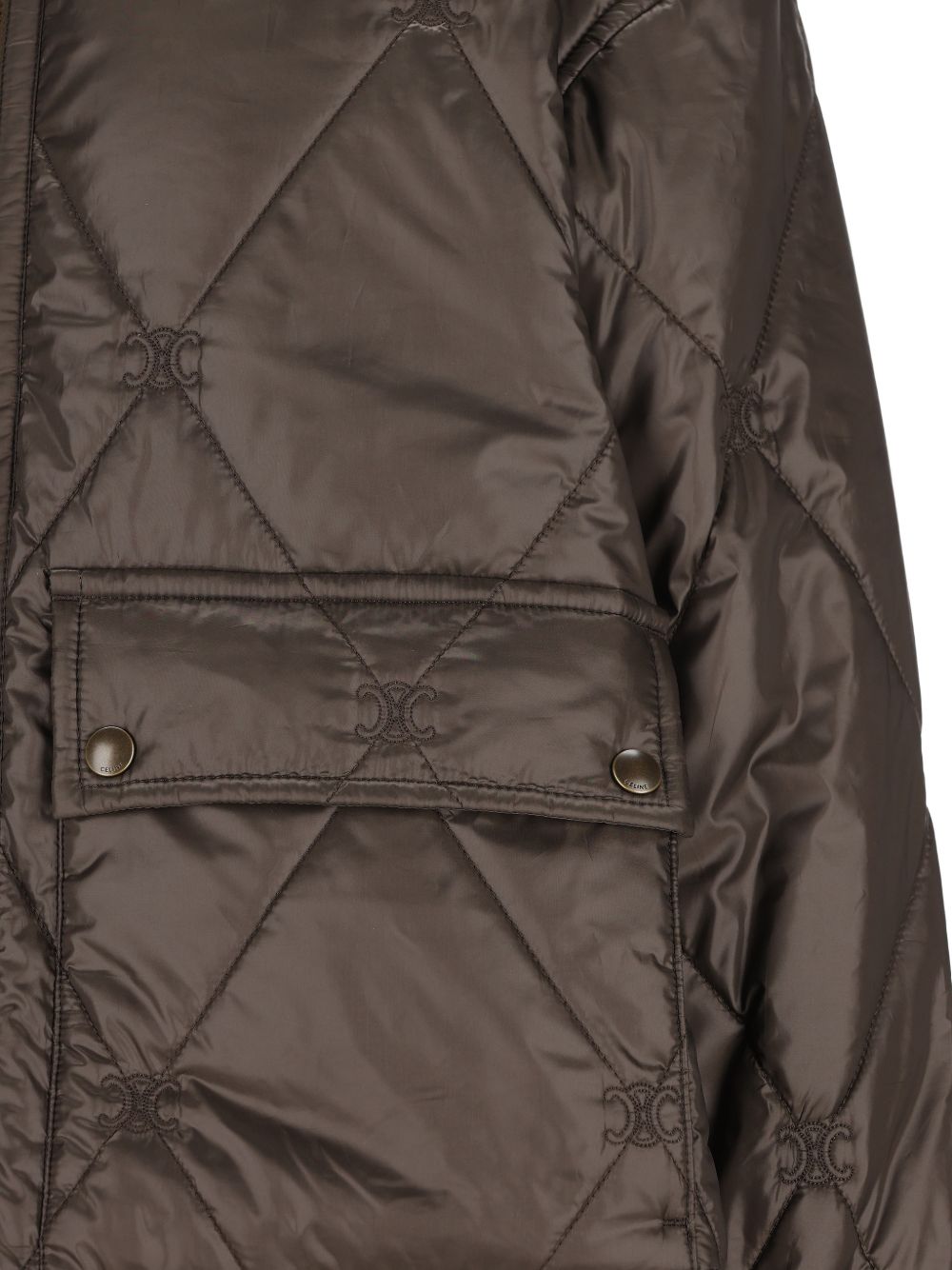 Celine Women Quilted Nylon Jacket CELINE