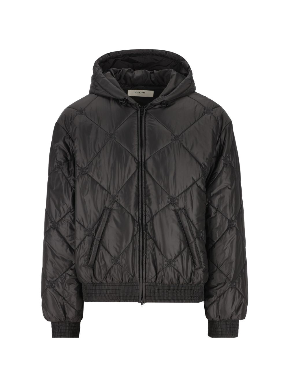 Celine Men Quilted Nylon Bomber Jacket CELINE