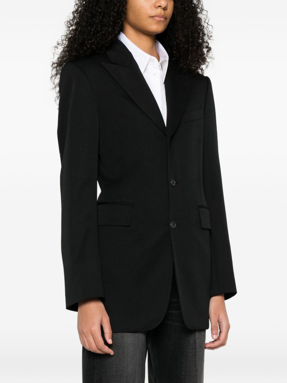 Celine Women Wool Single-Breasted Blazer Jacket CELINE