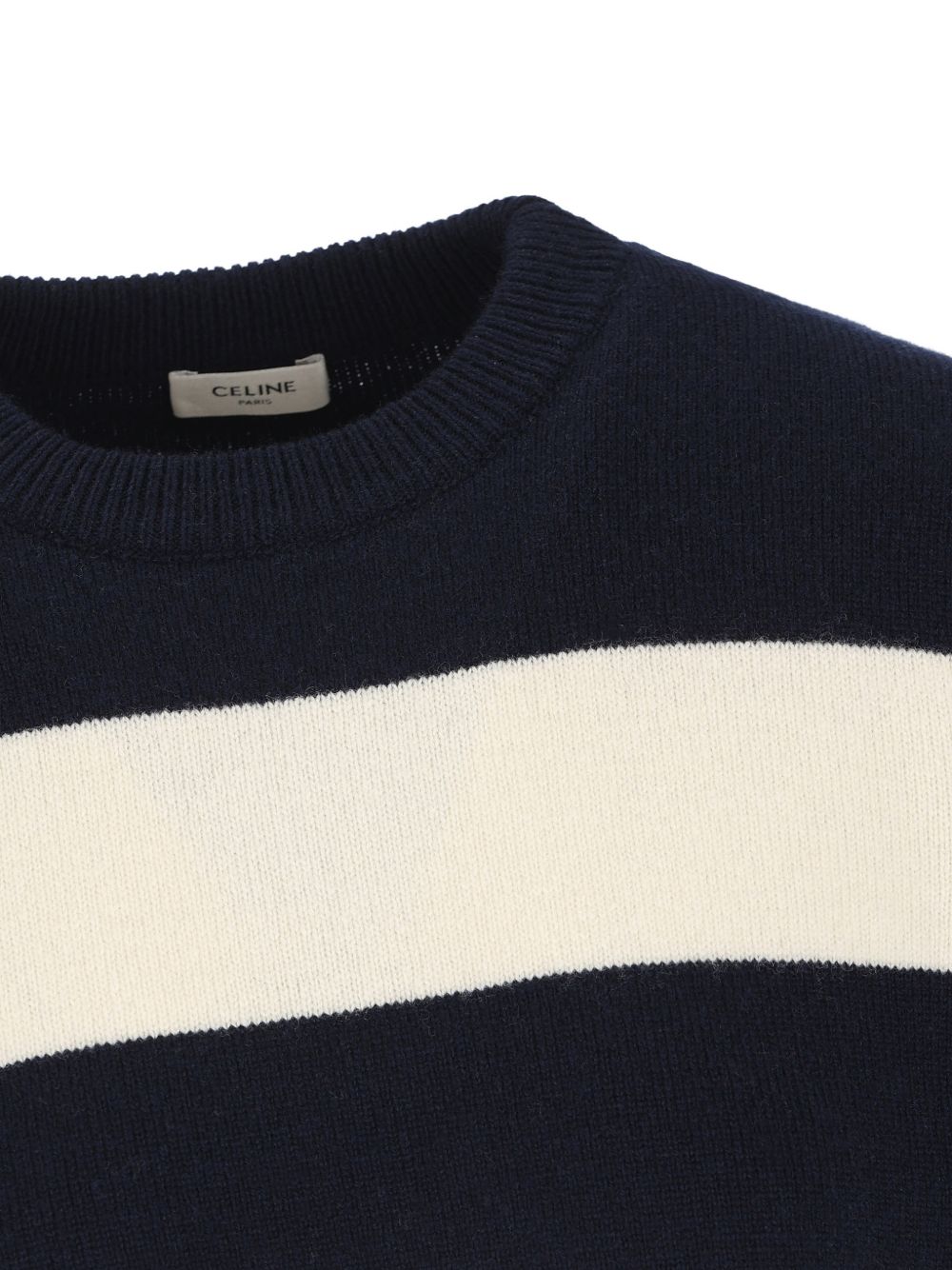 Celine Women Striped Wool Sweater