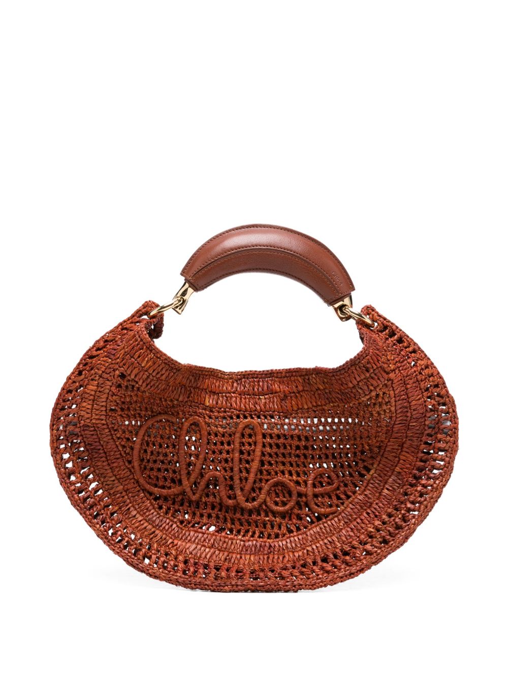 Chloé Women Summer Banana Rafia Hobo Bag CHLOE