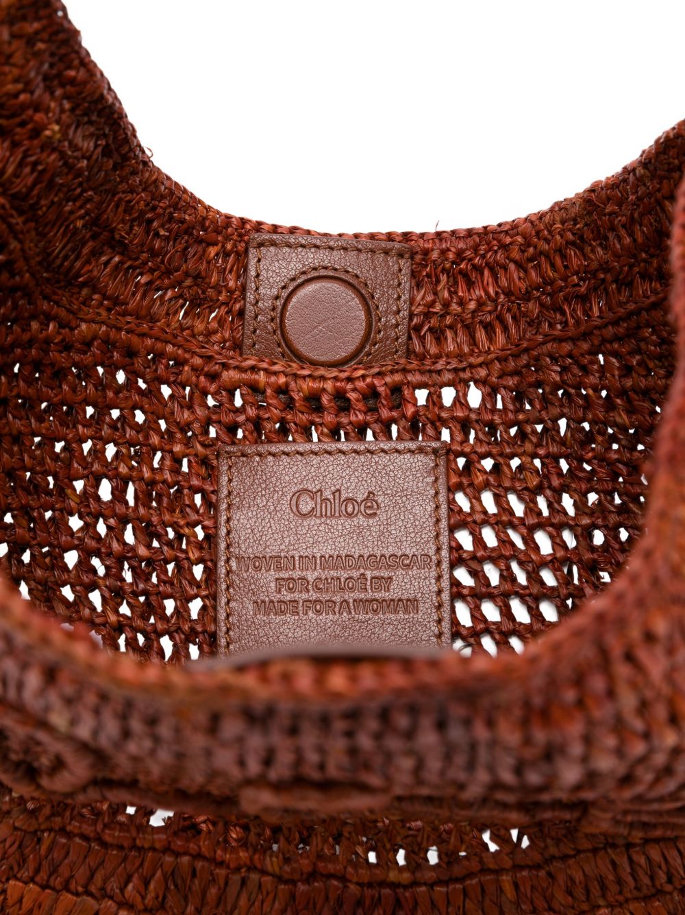 Chloé Women Summer Banana Rafia Hobo Bag CHLOE