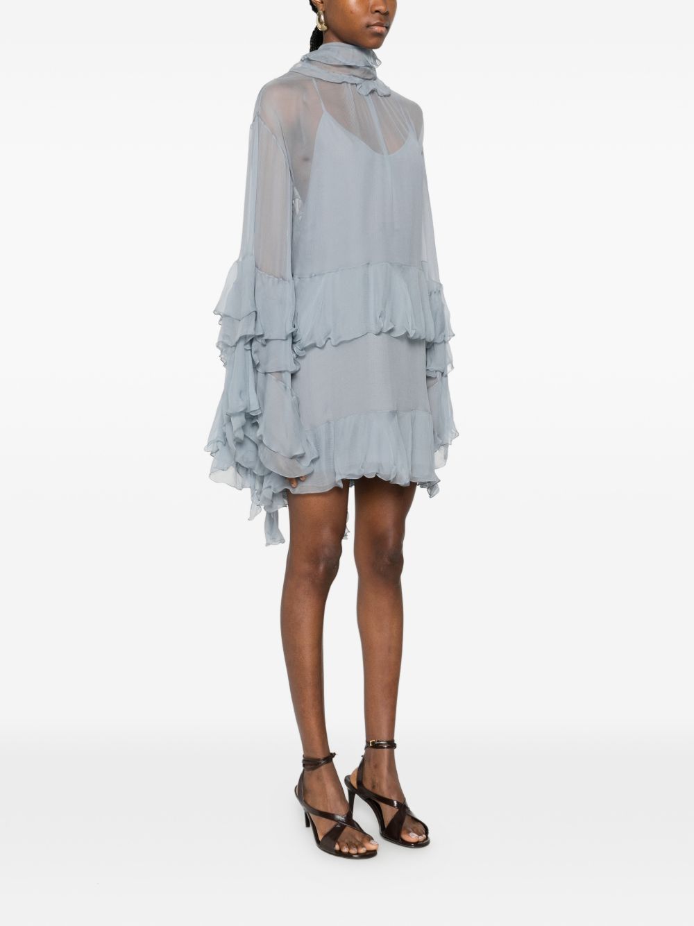 Chloé Women Silk Short Dress CHLOE