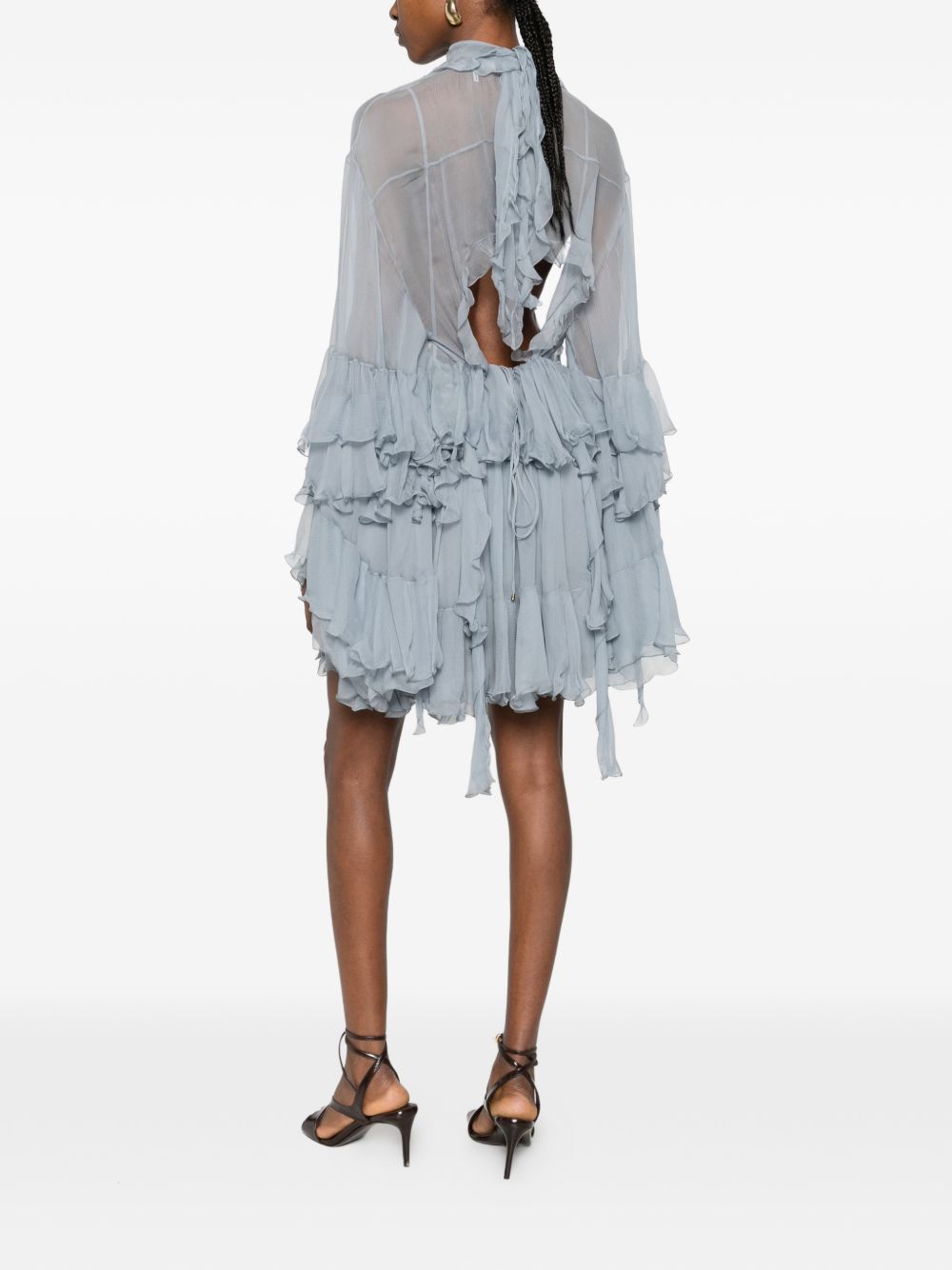 Chloé Women Silk Short Dress CHLOE