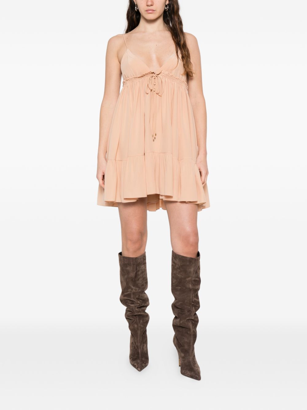 Chloé Women Silk Mini Dress CHLOE