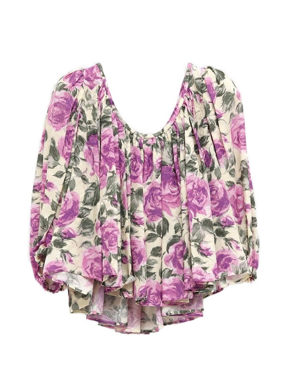 Chloé Women Printed Silk Top CHLOE