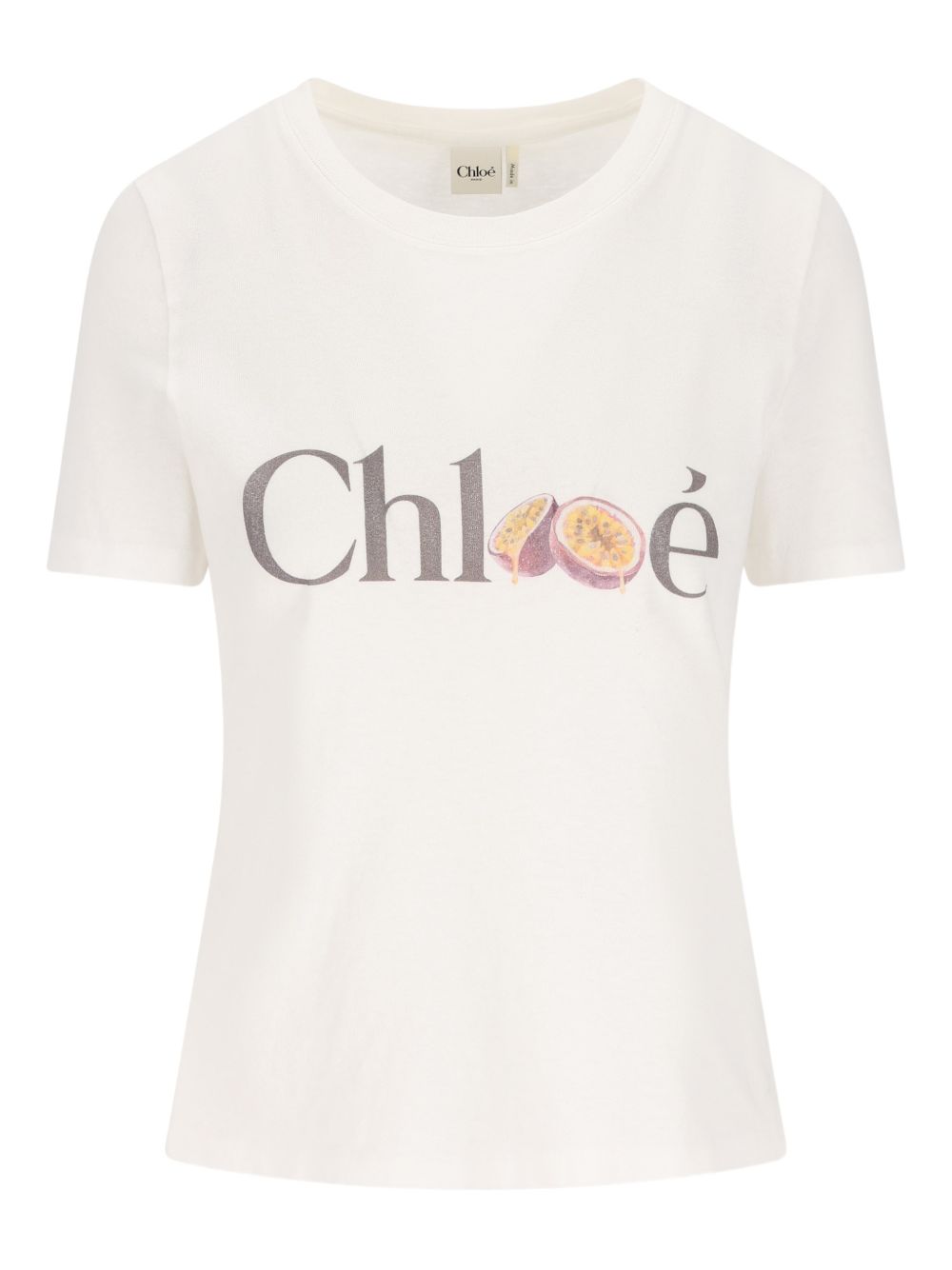 Chloé Women Logo Cotton T-Shirt CHLOE