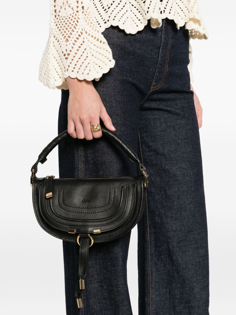 Chloé Women Marcie Leather Shoulder Bag CHLOE