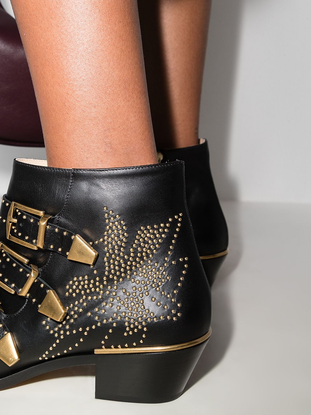 Chloé Women Susan Leather Boots CHLOE