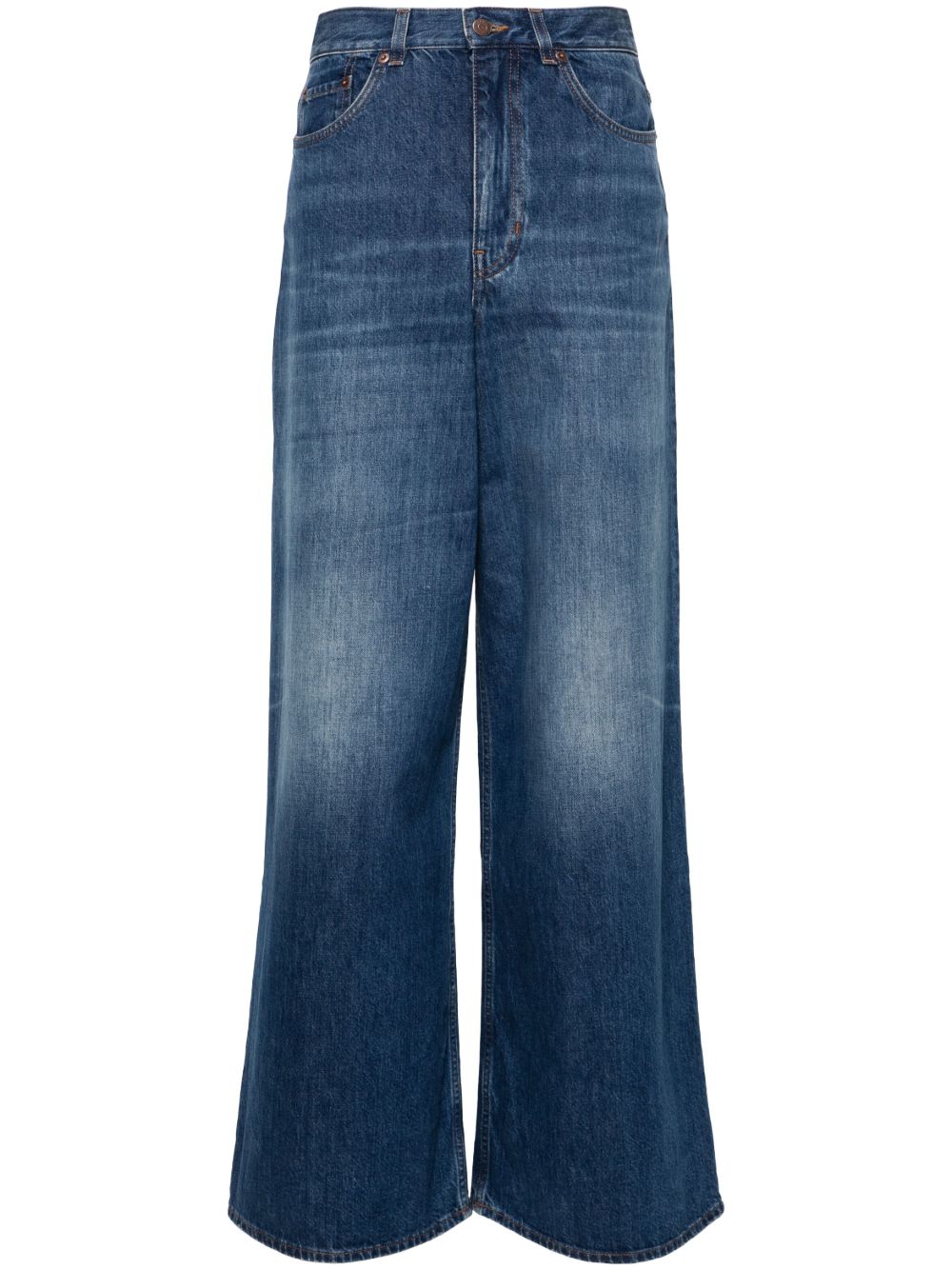 Chloé Women Cotton Wide-Leg Denim Jeans CHLOE
