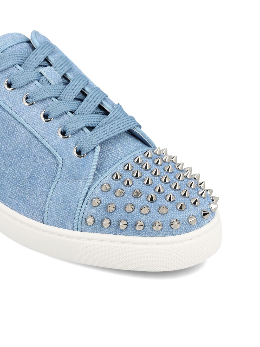 Christian Louboutin Men Louis Junior Spikes Leather Sneakers CHRISTIAN LOUBOUTIN
