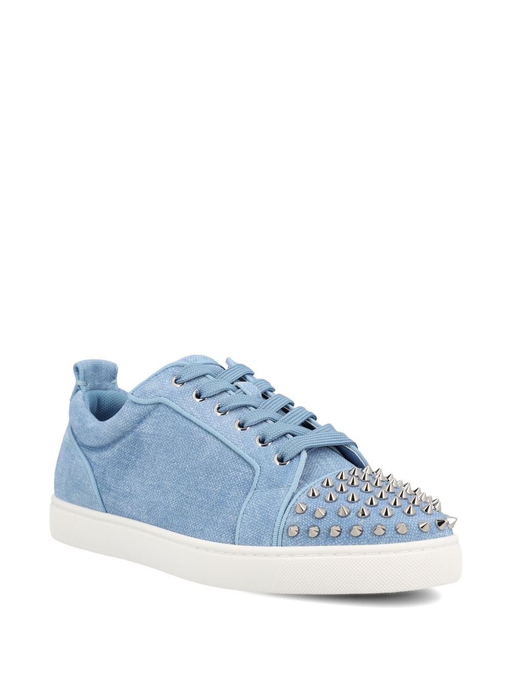 Christian Louboutin Men Louis Junior Spikes Leather Sneakers CHRISTIAN LOUBOUTIN