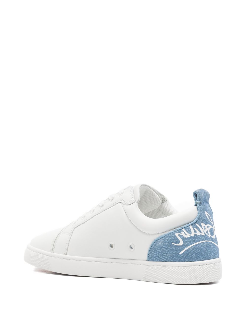 Christian Louboutin Men Fun Louis Junior Leather Sneakers CHRISTIAN LOUBOUTIN
