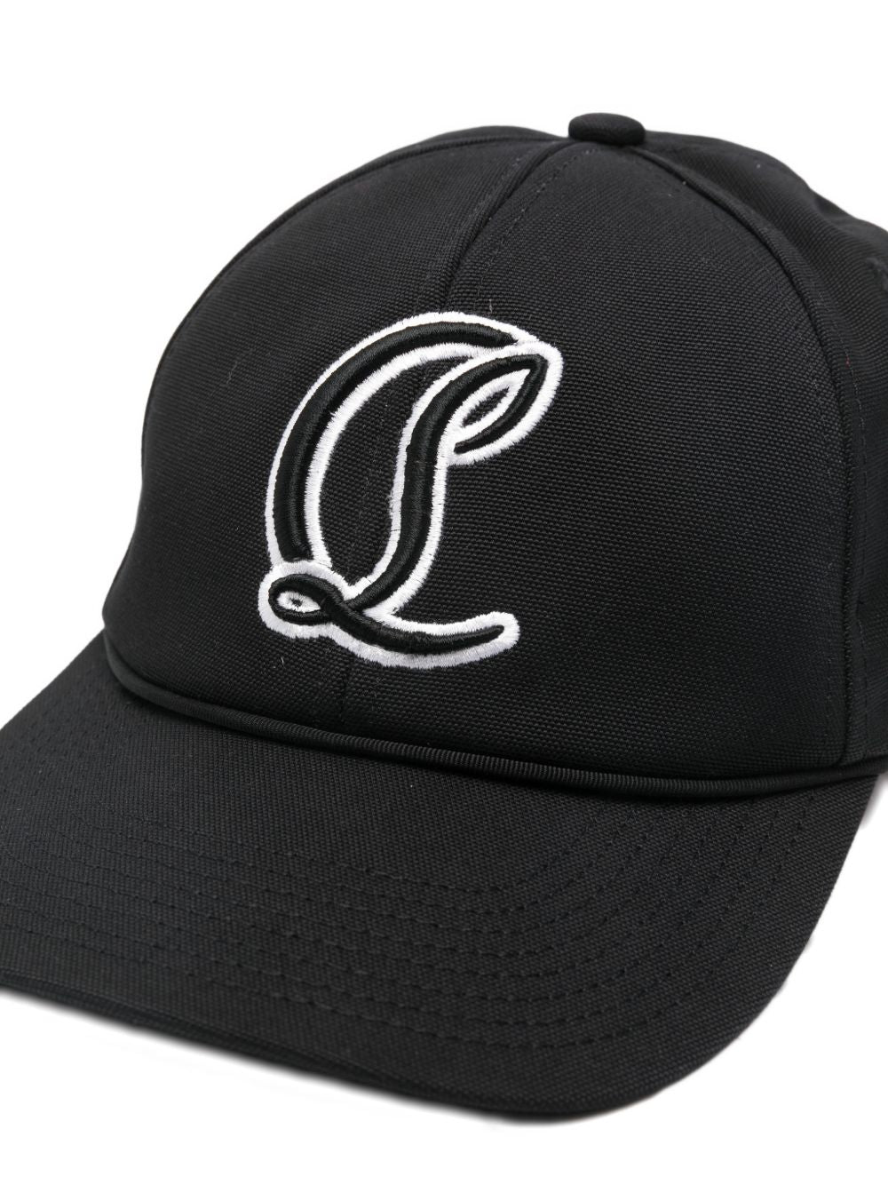Christian Louboutin Men Canvas Baseball Cap