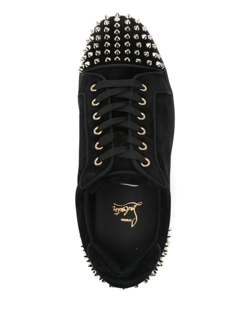 Christian Louboutin Men Seavaste 2 Suede Leather Sneakers CHRISTIAN LOUBOUTIN