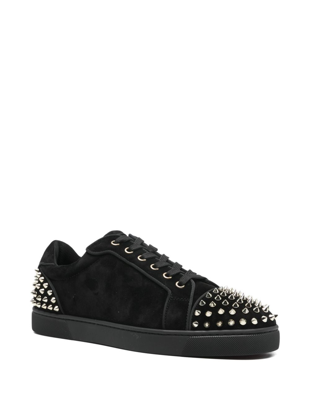 Christian Louboutin Men Seavaste 2 Suede Leather Sneakers CHRISTIAN LOUBOUTIN