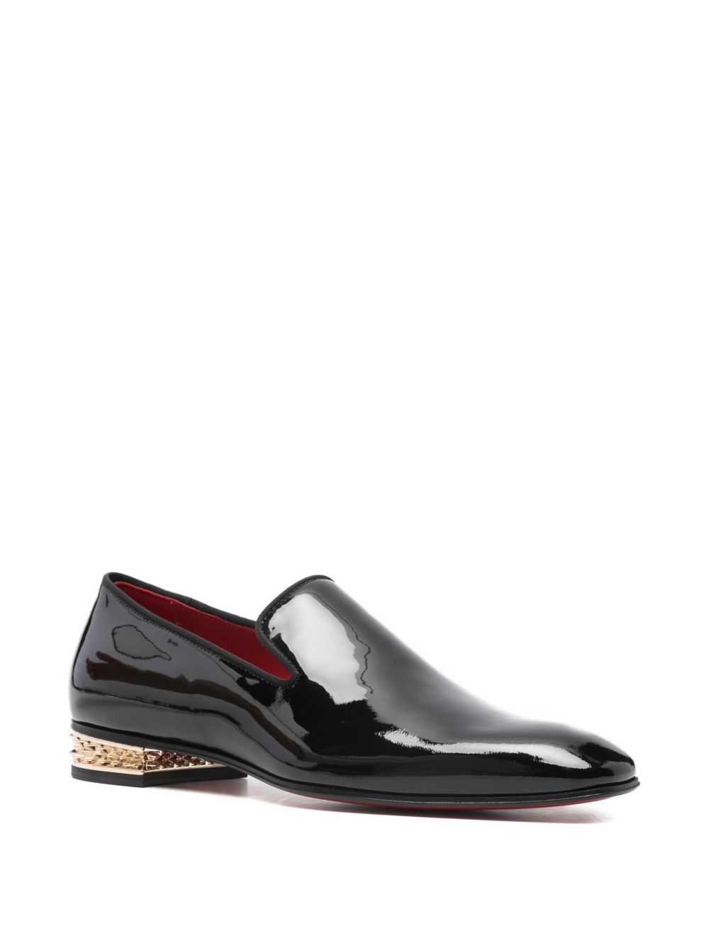 Christian Louboutin Men Dandy Rocks Patent Leather Loafers CHRISTIAN LOUBOUTIN