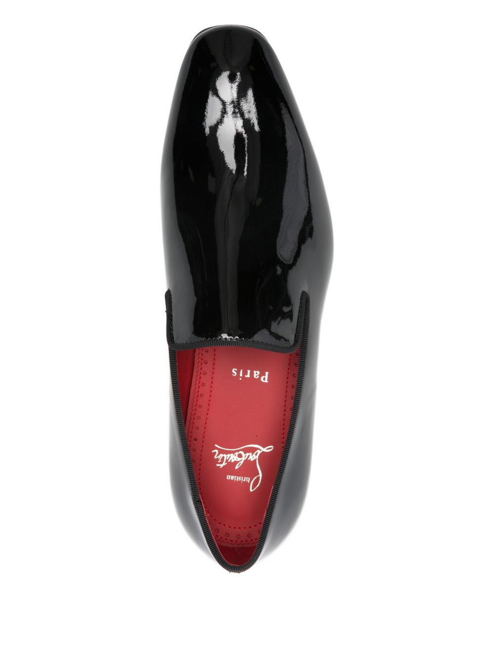 Christian Louboutin Men Dandy Rocks Patent Leather Loafers CHRISTIAN LOUBOUTIN