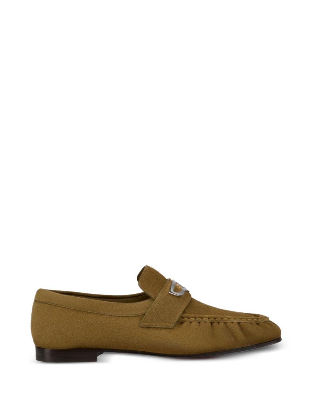 Christian Louboutin Women Suede Leather Loafers CHRISTIAN LOUBOUTIN